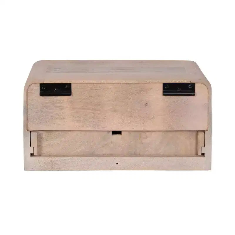 Table d'appoint flottante Kato, 18x10x9, Blanche