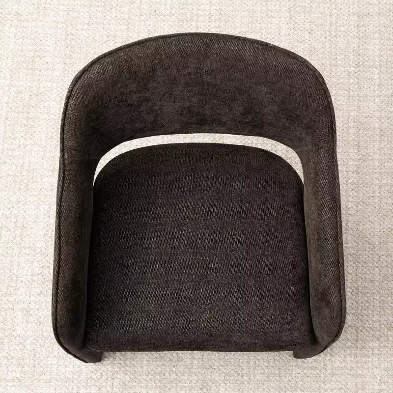 Chaises de salle à manger modernes de 8 pièces, sièges de cuisine entièrement rembourrés en tissu, chaises de salle à manger avec accoudoir intégré et piètement design