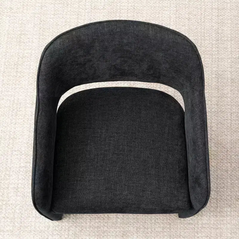 Chaises de salle à manger modernes de 8 pièces, sièges de cuisine entièrement rembourrés en tissu, chaises de salle à manger avec accoudoir intégré et piètement design