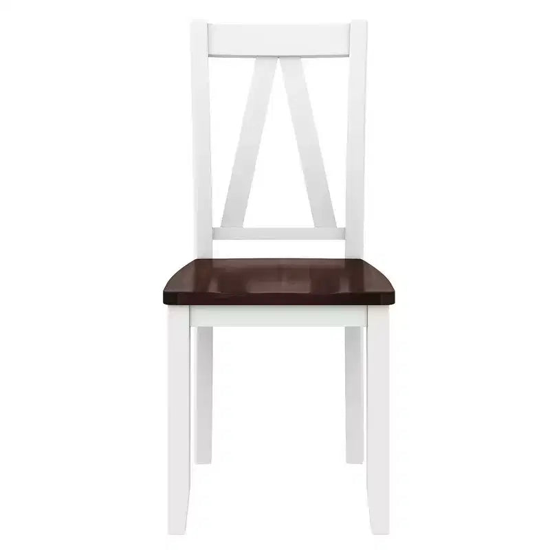 Table de Salle à Manger 6 Pièces en Bois pour 6 Personnes, Table de Cuisine Rectangulaire et 4 Chaises Latérales, Long Banc