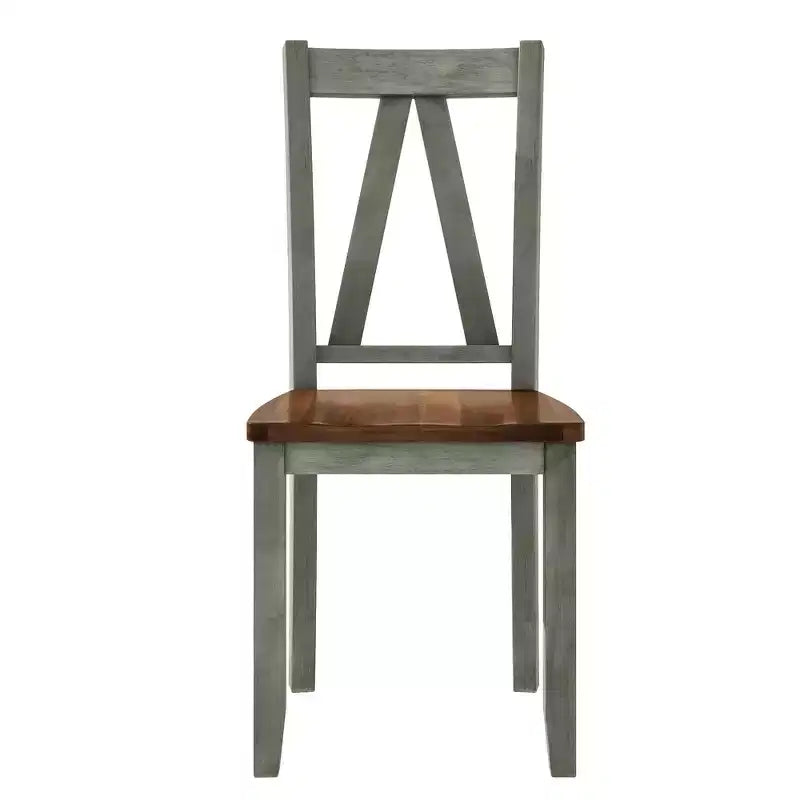 Table de Salle à Manger 6 Pièces en Bois pour 6 Personnes, Table de Cuisine Rectangulaire et 4 Chaises Latérales, Long Banc