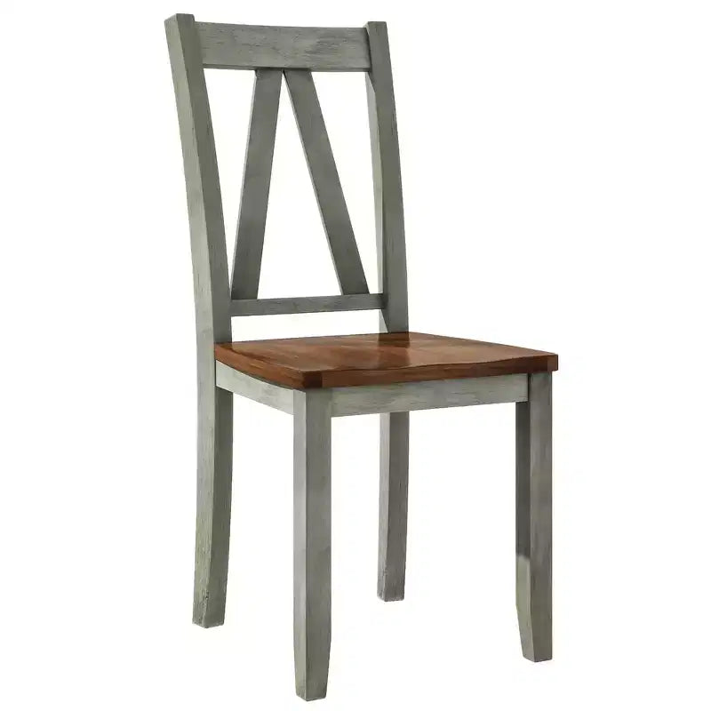 Table de Salle à Manger 6 Pièces en Bois pour 6 Personnes, Table de Cuisine Rectangulaire et 4 Chaises Latérales, Long Banc