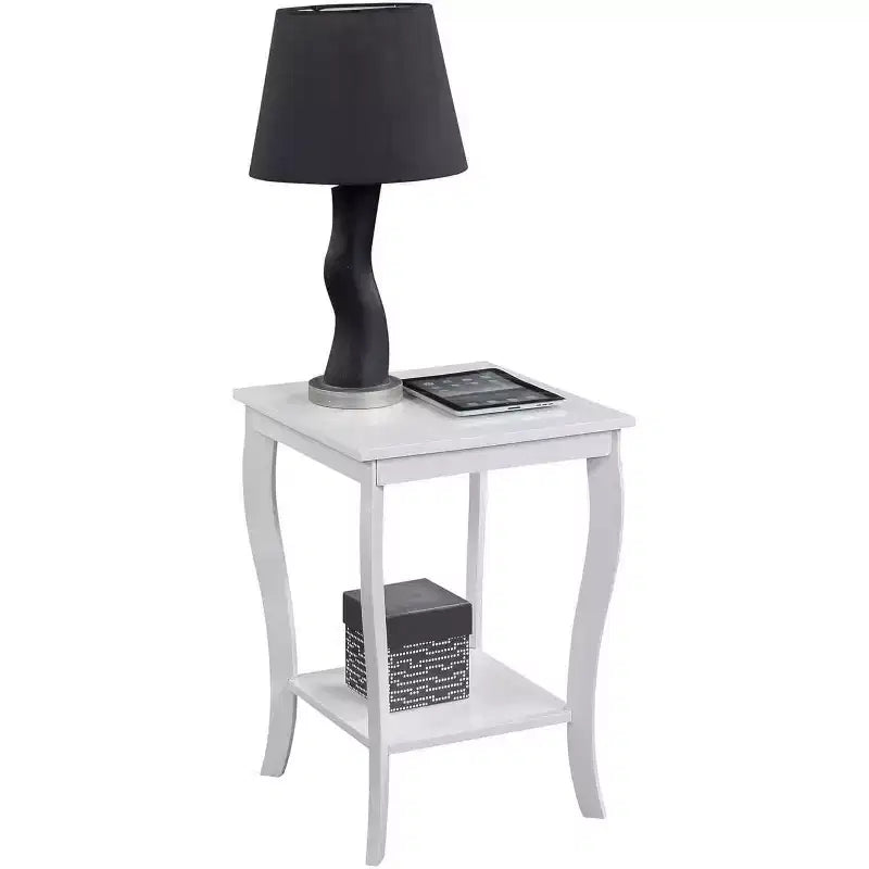 Table d'appoint carrée en bois, plateau de table, 1 pièce