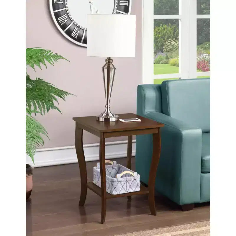Table d'appoint carrée en bois, plateau de table, 1 pièce