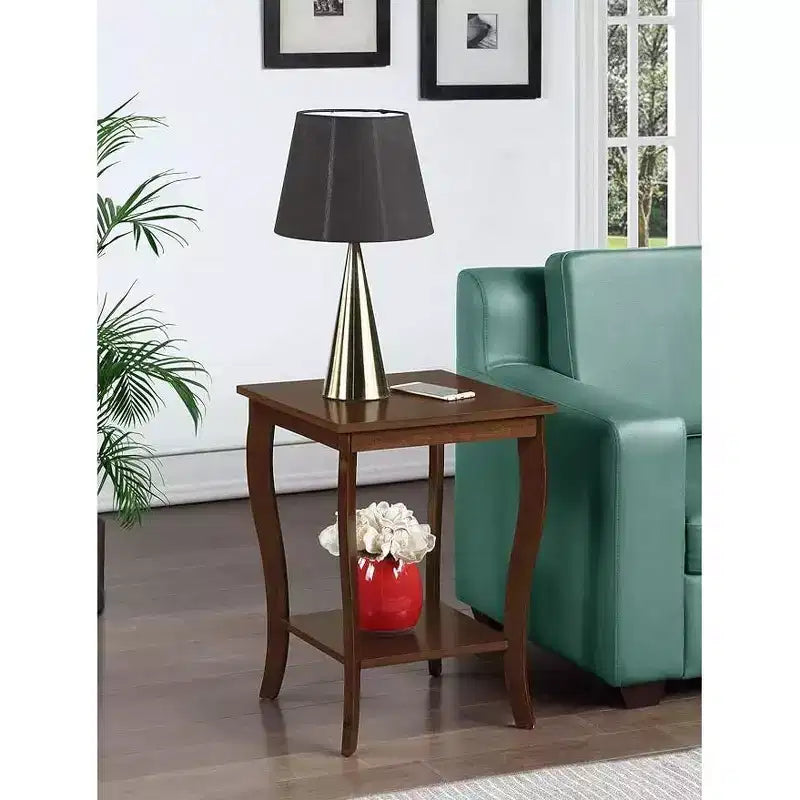 Table d'appoint carrée en bois, plateau de table, 1 pièce