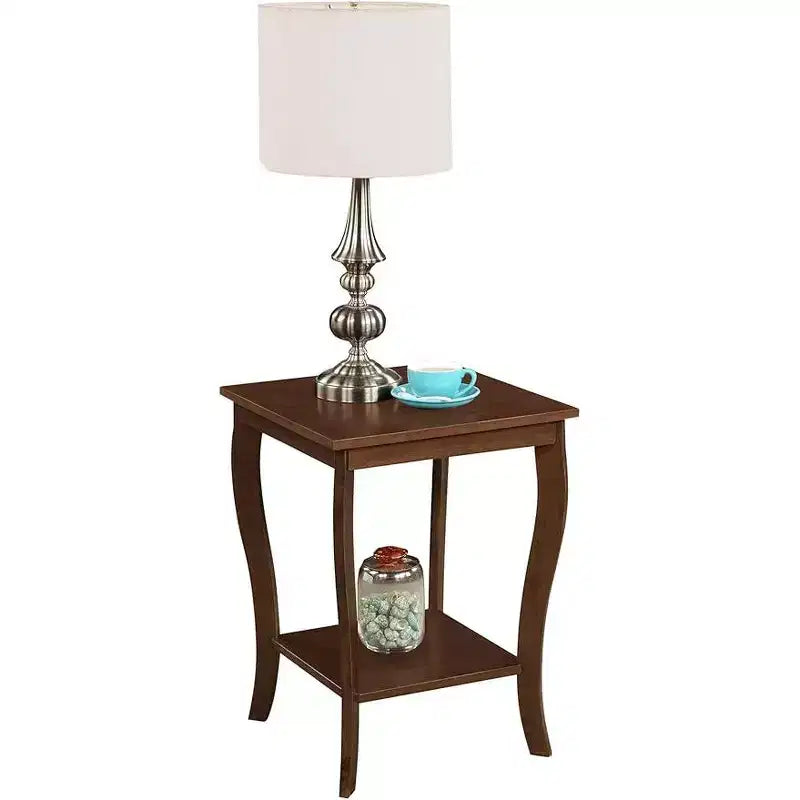 Table d'appoint carrée en bois, plateau de table, 1 pièce