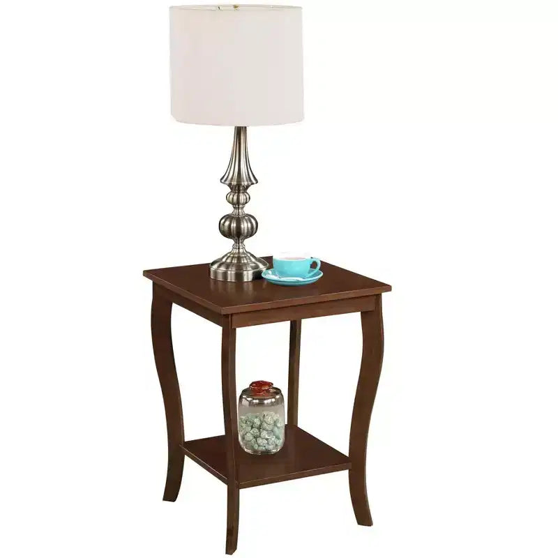 Table d'appoint carrée en bois, plateau de table, 1 pièce