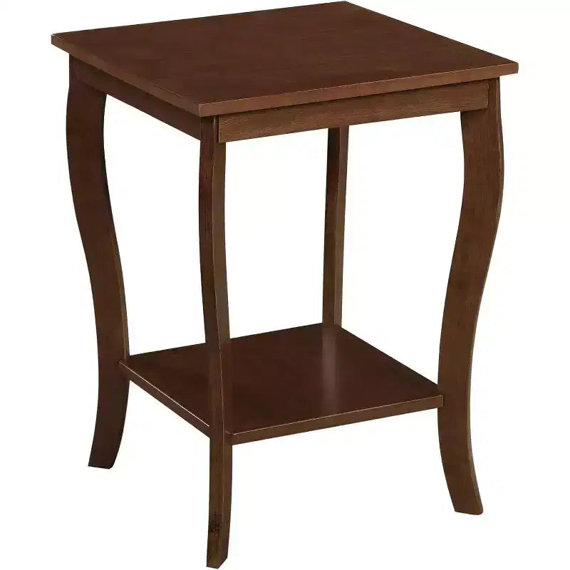 Table d'appoint carrée en bois, plateau de table, 1 pièce