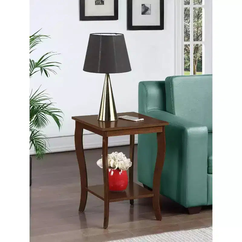 Table d'appoint carrée en bois, plateau de table, 1 pièce