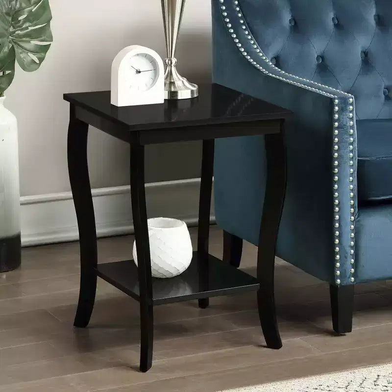 Table d'appoint carrée en bois, plateau de table, 1 pièce