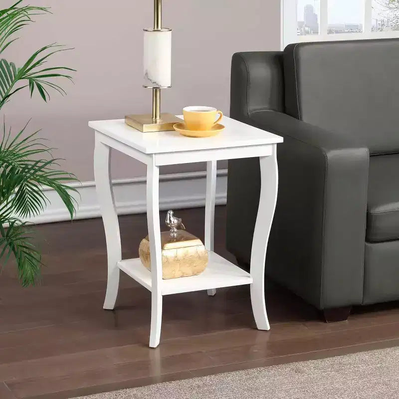 Table d'appoint carrée en bois, plateau de table, 1 pièce