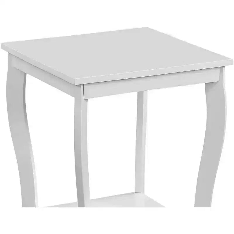 Table d'appoint carrée en bois, plateau de table, 1 pièce