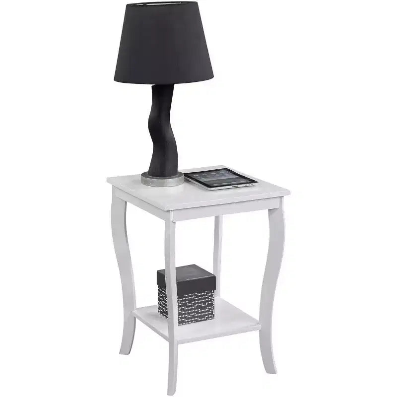 Table d'appoint carrée en bois, plateau de table, 1 pièce