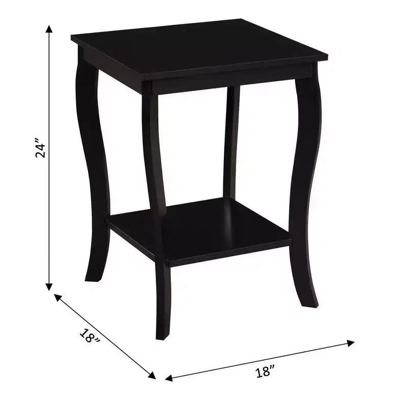 Table d'appoint carrée en bois, plateau de table, 1 pièce