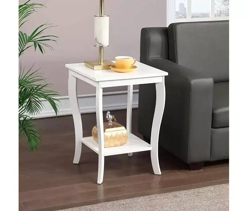 Table d'appoint carrée en bois, plateau de table, 1 pièce