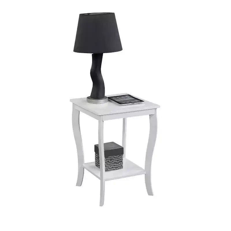 Table d'appoint carrée en bois, plateau de table, 1 pièce