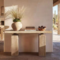 Table console Calder 45 en orme massif recyclé