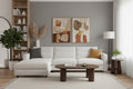 Dyonery Oversized Cloud Modular Sectional Sofa for Living Room,Comfy Couch Down-Filled Wide Deep Seat Couch,Solid Wood Frame,Tool Free Assembly