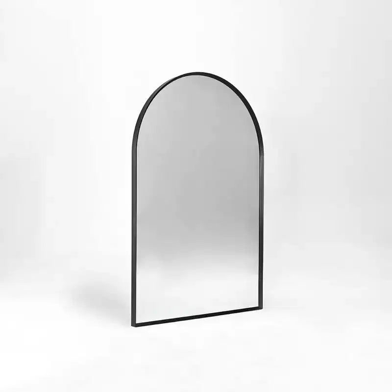 Miroir mural de salle de bain arqué en aluminium moderne Achara
