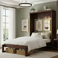 Polibi Murphy Bed with Foldable Cabinet