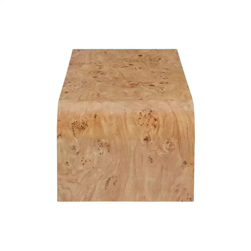 Table basse moderne Arden Cascade à bords incurvés